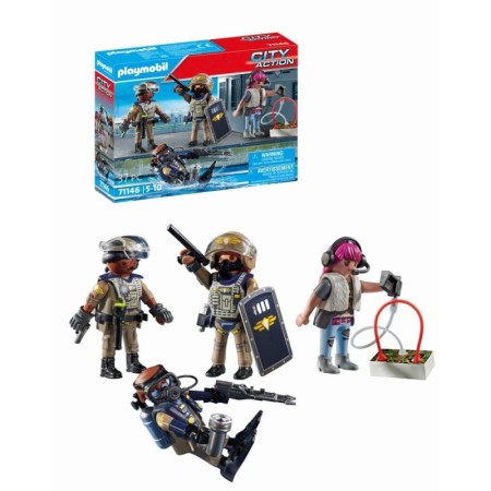 PLAYMOBIL - SET FIGURINE ECHIPA SWAT Playmobil - 1